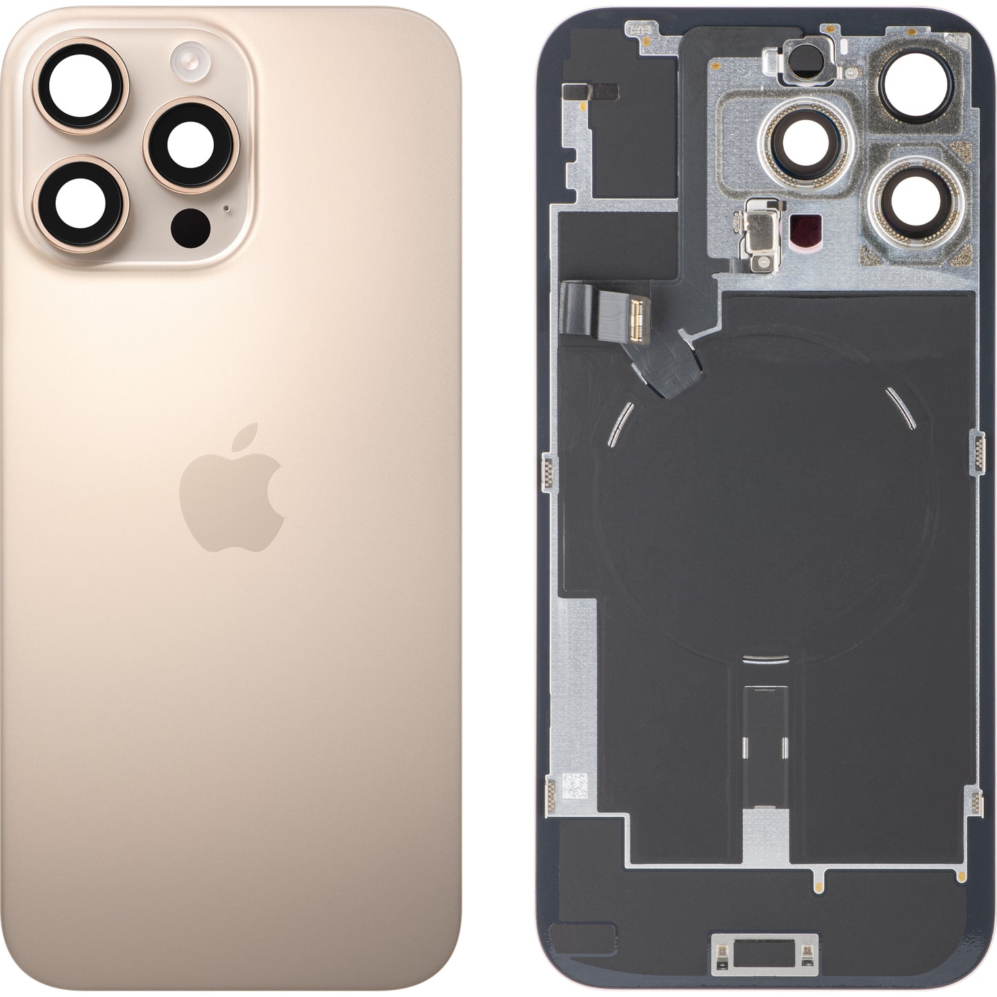 Couvercle de Batterie Apple iPhone 16 Pro Max, Or (Titanium Désert), Échange