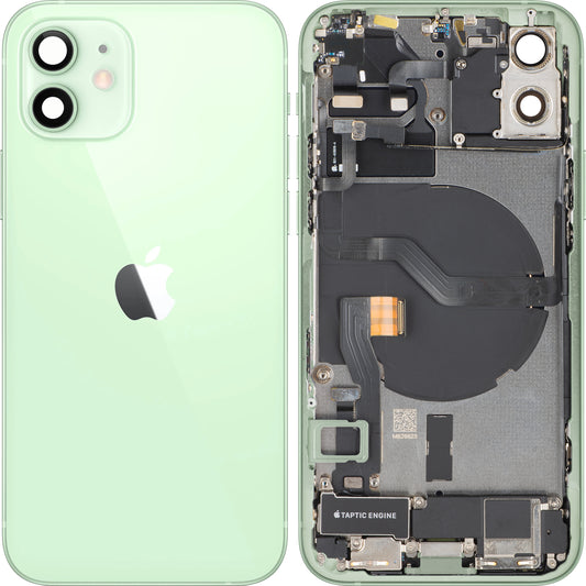 Couvercle de Batterie Apple iPhone 12, Avec Boîtier Central, Complet, Vert, Échange