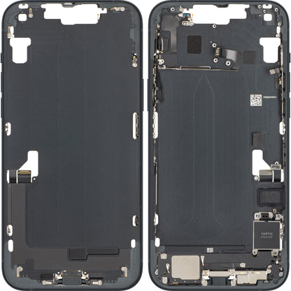 Couvercle de batterie Apple iPhone 14 Plus, avec coque intermédiaire, toutes pièces incluses, Noir (Midnight), Échange