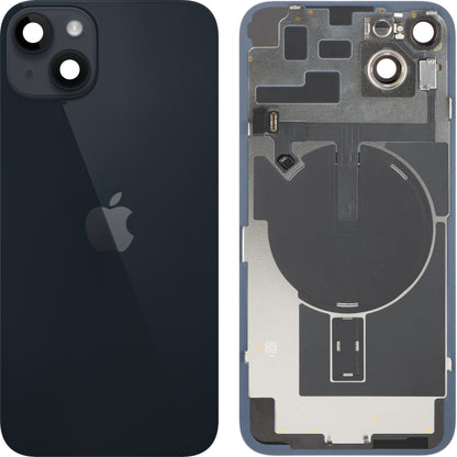 Couvercle de batterie Apple iPhone 14 Plus, avec coque intermédiaire, toutes pièces incluses, Noir (Midnight), Échange