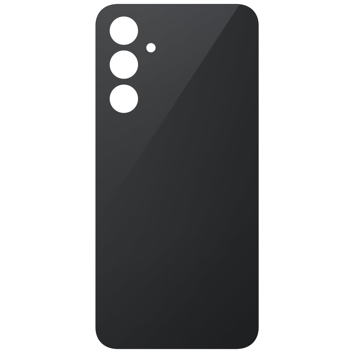 Akkudeckel kompatibel mit Samsung Galaxy A54 A546, Schwarz