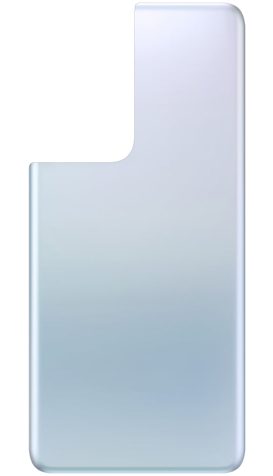 Couvercle de batterie compatible avec Samsung Galaxy S21 Ultra 5G G998, Argent