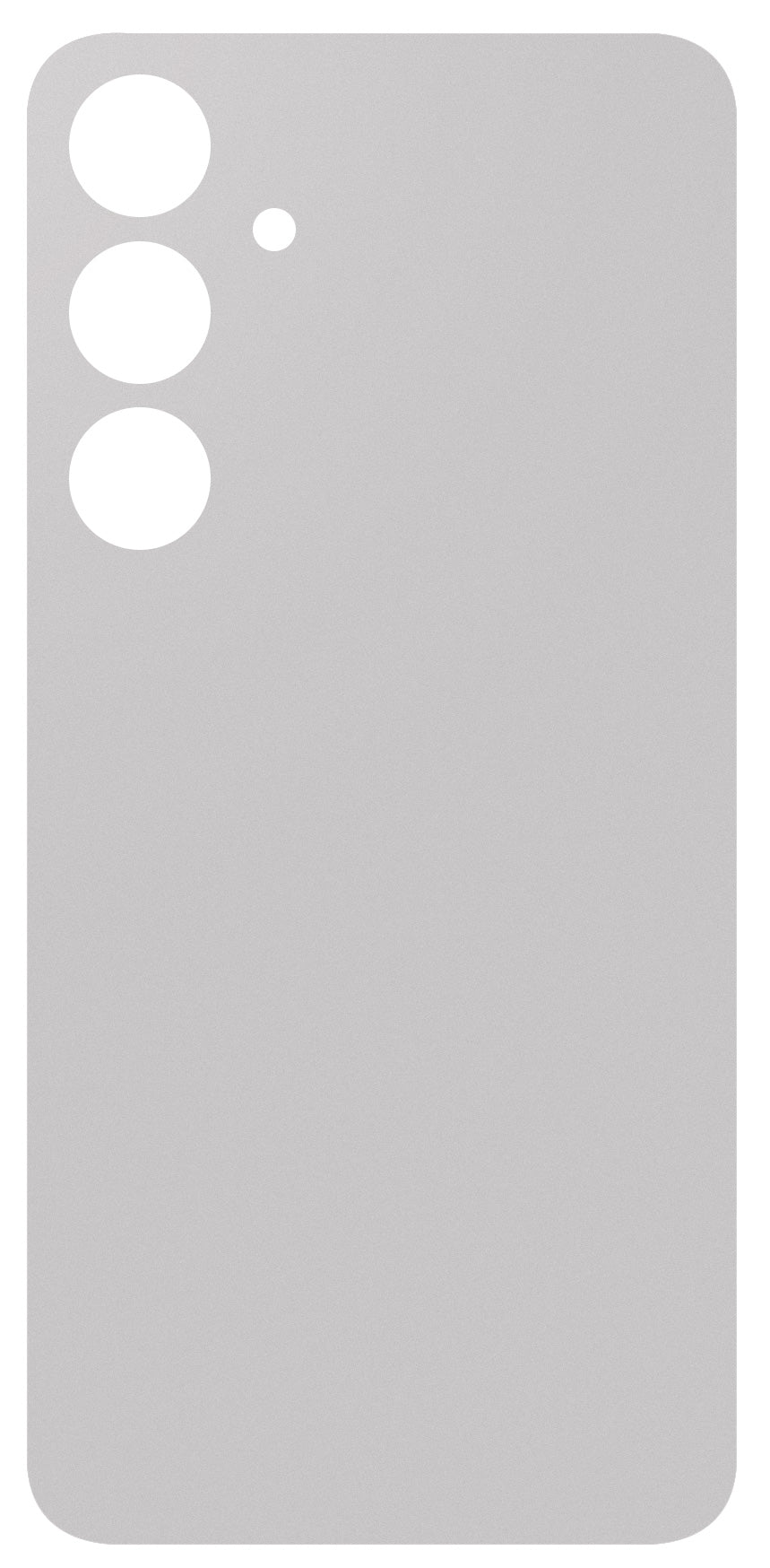 Batteriedeckel kompatibel mit Samsung Galaxy S24+ S926, Grau