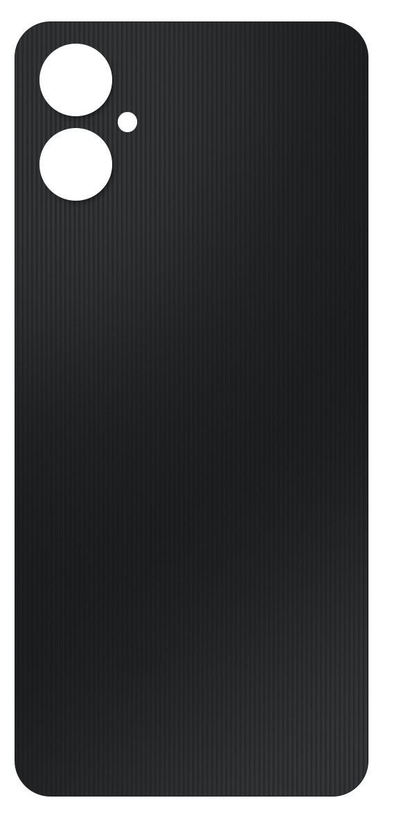 Batteriedeckel kompatibel mit Samsung Galaxy A06 5G A066, Schwarz