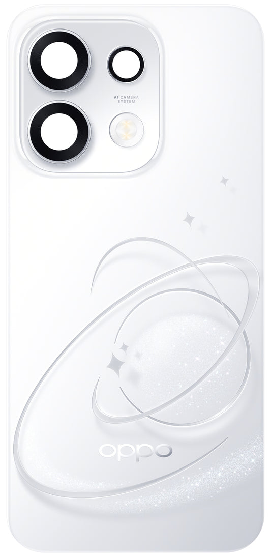 Coque de batterie Oppo Reno16 Pro, Argent (Pop White), Service Pack 621033001106