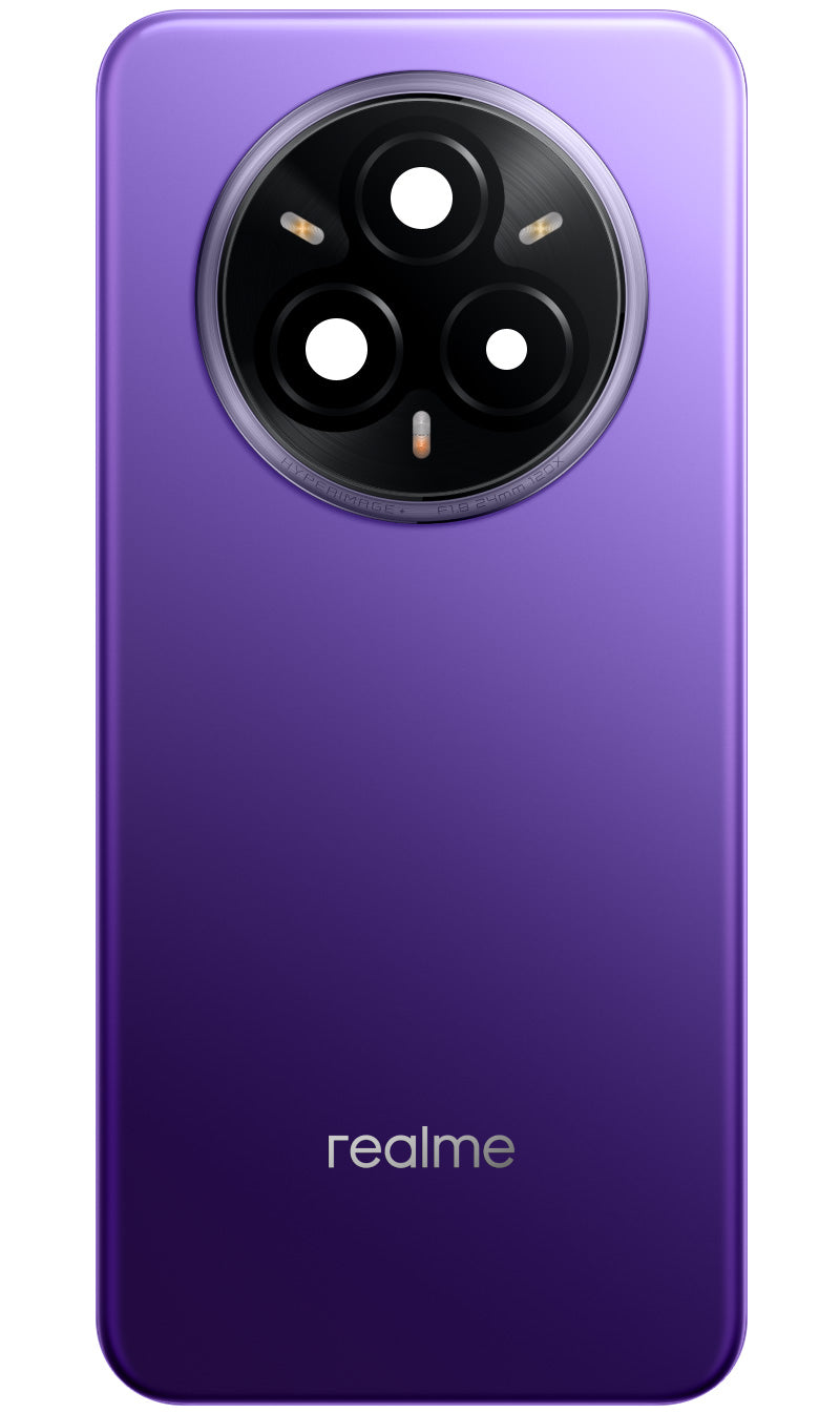 Couvercle de Batterie Realme 14 Pro+, Violet (Bikaner Purple), Pack de Service 621033000453