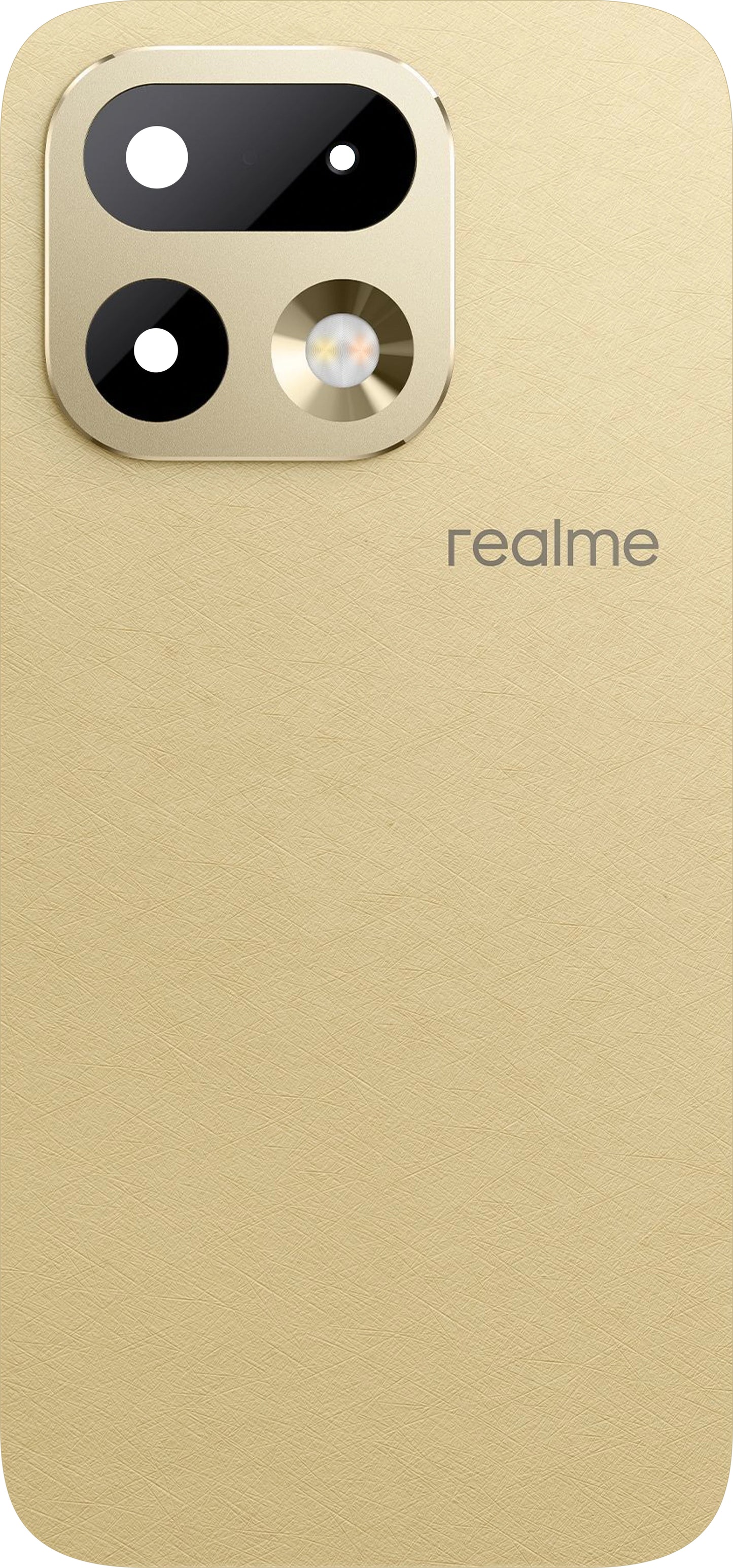 Couvercle de Batterie Realme 16 Pro, Doré, Service Pack 621033000927