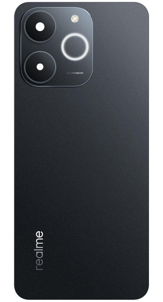 Akkuabdeckung Realme Note 70T, Schwarz (Obsidian Black), Service Pack 621033000695