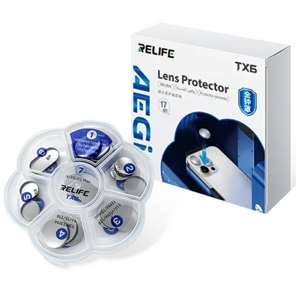 Capuchon de Protection pour Objectif de Caméra Téléphone Relife TX6 pour Apple iPhone 8 - 17 Series