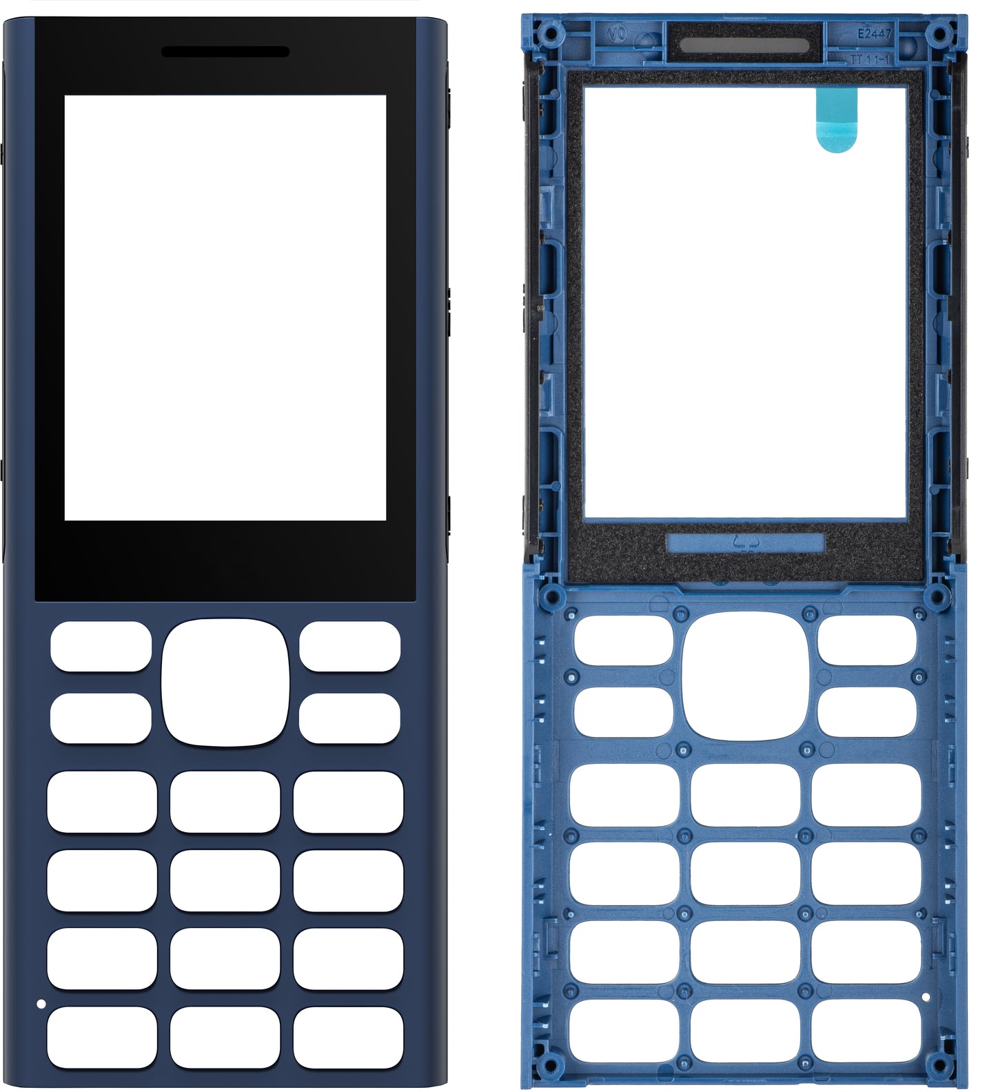 Frontabdeckung für HMD 130 Musik, Blau