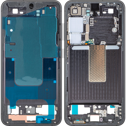 Mittelgehäuse Samsung Galaxy S23 S911, Schwarz (Phantom Black), Service Pack GH96-15624A