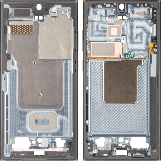 Mittelgehäuse Samsung Galaxy S24 Ultra S928, Schwarz, Swap