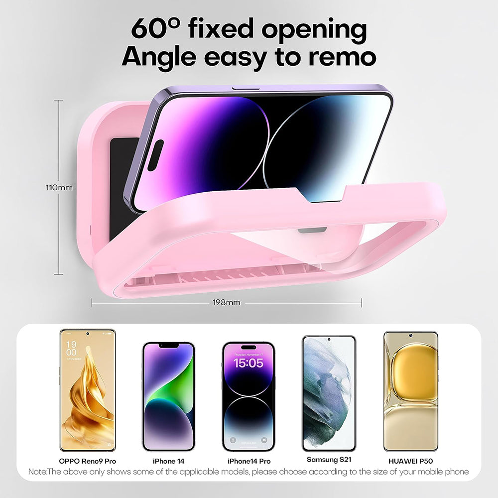 Wandgehäuse mit Touch-Membran Techsuit LC-999 für Telefon, Wasserdicht, Weiß Gold