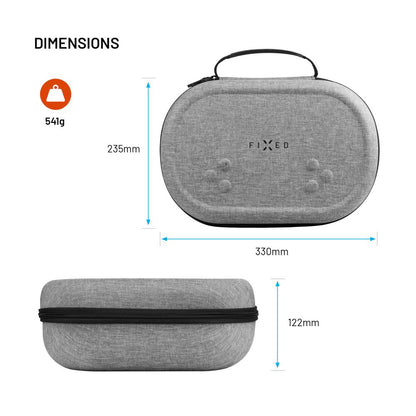 Étui de protection Fixed pour lunettes VR Meta Quest 3S / 3, Gris