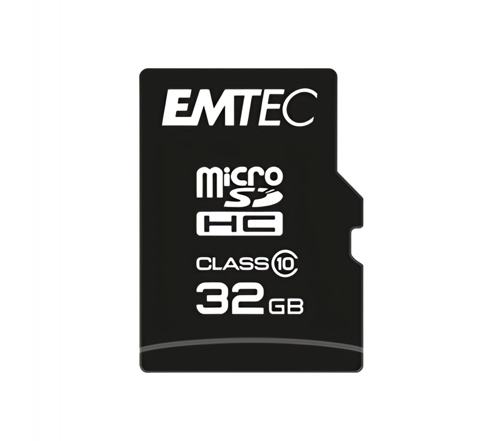 Speicherkarte microSDHC Emtec C10 Classic, 32Gb, Klasse 10, mit Kartenleser und Adapter ECMSDM32GHC10CGRA2