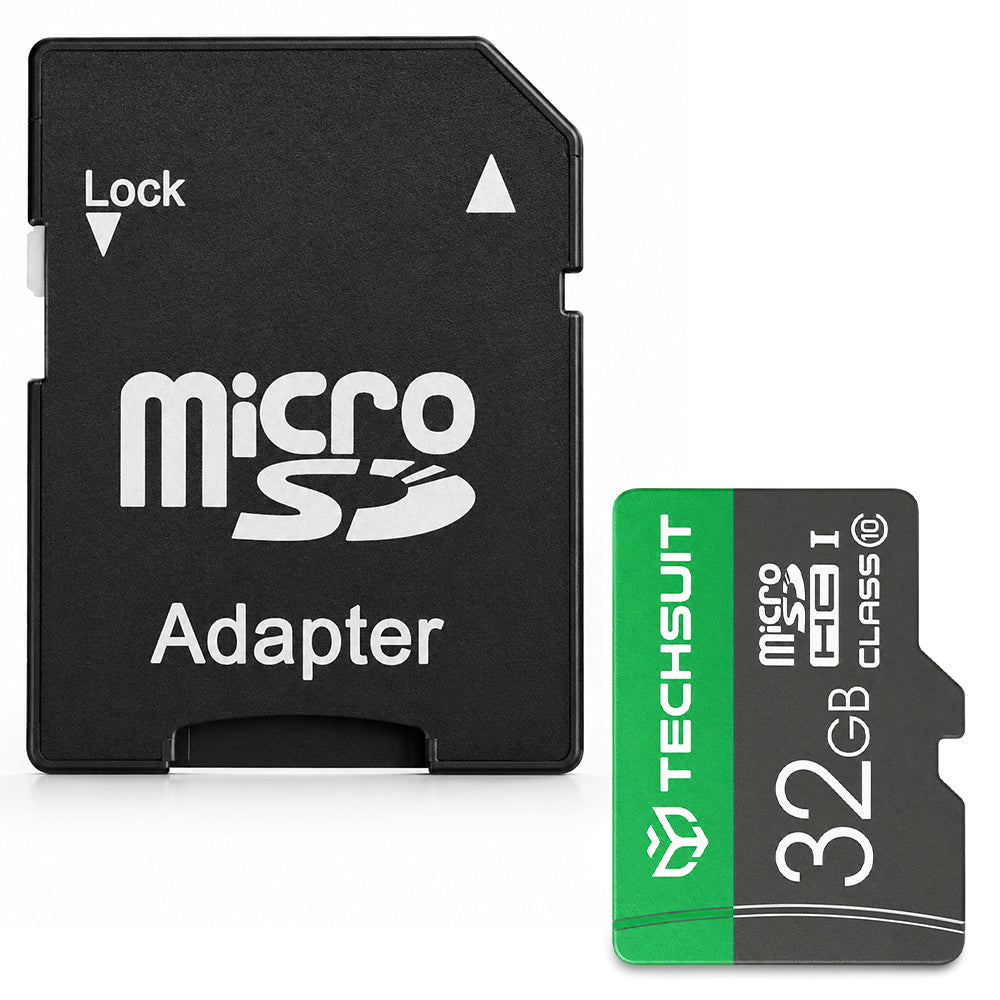 Carte mémoire microSDHC Techsuit THCM11, 32 Go, classe 10, avec adaptateur