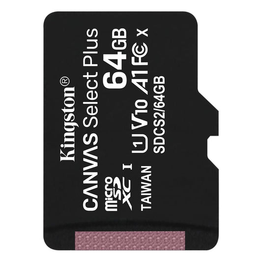 Kingston Canvas Select Plus, 64Gb, Klasse 10 / UHS-1 U1 SDCS2/64GBSP microSDXC Speicherkarte