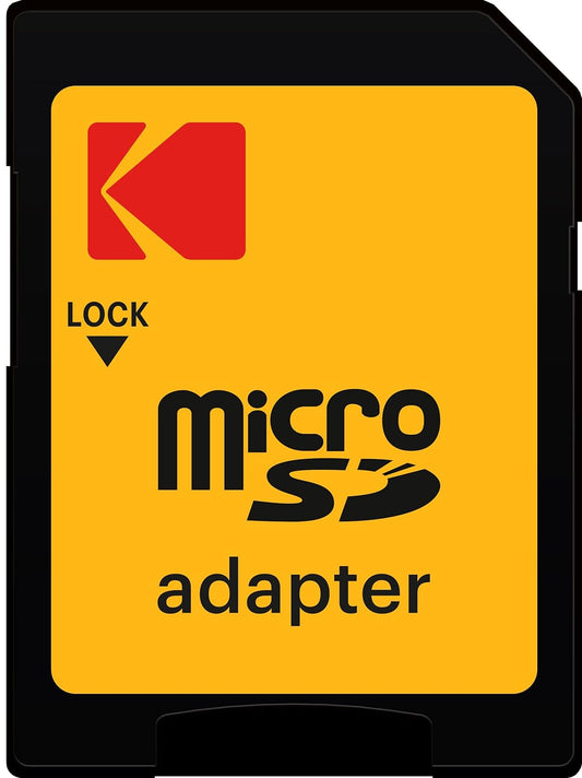 Carte mémoire microSDXC Kodak Ultra Performance, 128Go, Classe 10 / UHS-1 U3, avec adaptateur EKMSDM128GXC10HPRK