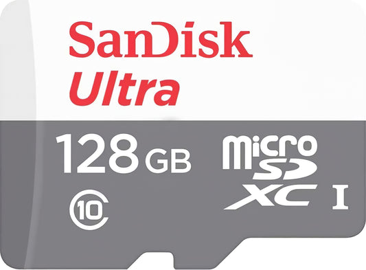 SanDisk Ultra microSDXC Speicherkarte, 128Gb, Klasse 10 SDSQUNR-128G-GN3MN