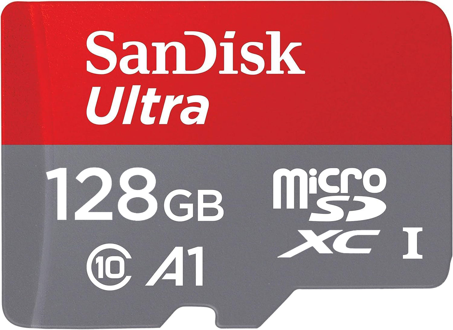 Carte mémoire microSDXC SanDisk Ultra Android A1, 128 Go, Classe 10 / UHS-1 U1 SDSQUAB-128G-GN6MN