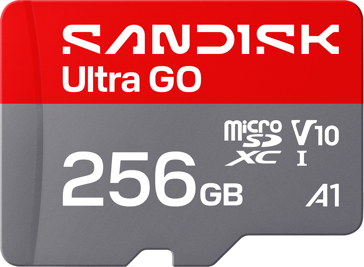 microSDXC Speicherkarte SanDisk Ultra GO Android A1, 256GB, Klasse 10 / UHS-1 U1 SDSQUGN-256G-GN6MN