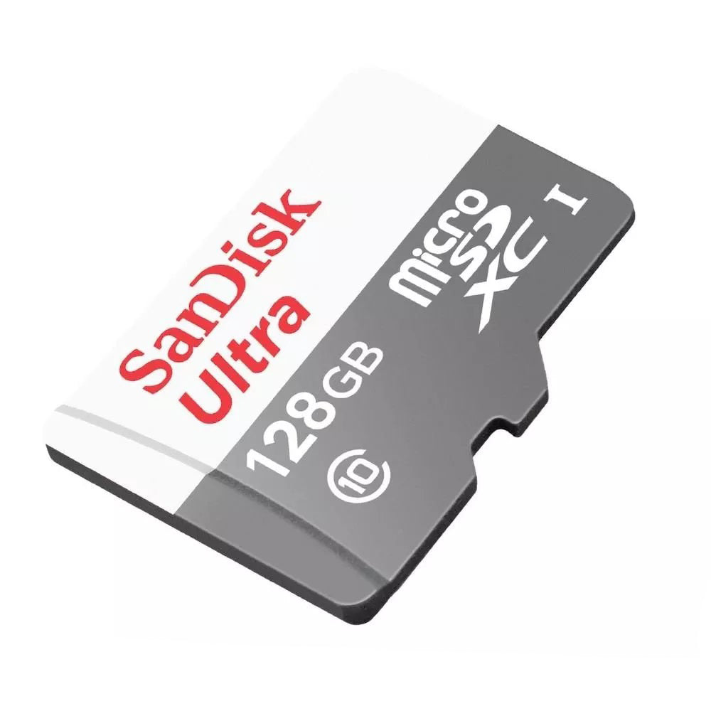 Carte mémoire microSDXC SanDisk Ultra, 128Gb, Classe 10 SDSQUNR-128G-GN6MN
