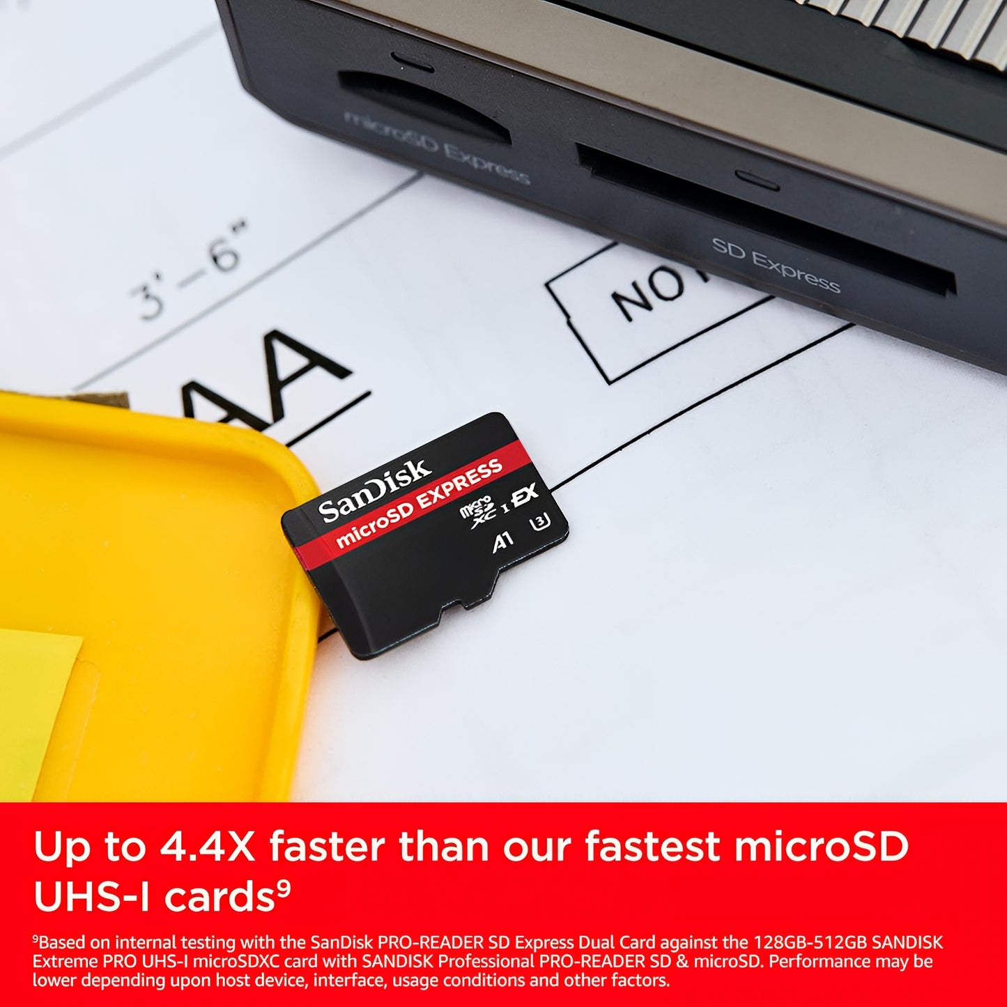 Carte mémoire microSDXC SanDisk Express, 128 Go, Classe 10 / UHS-1 U3 SDSQXFN-128G-GN4NN