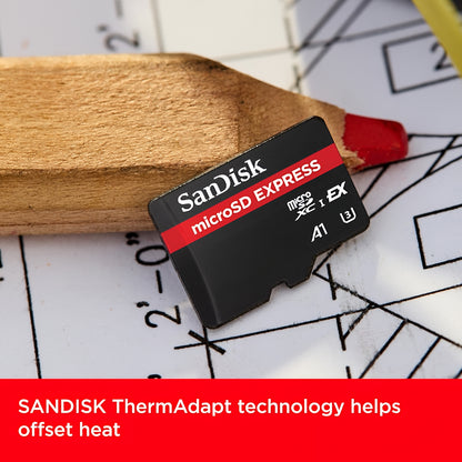 SanDisk Express microSDXC Speicherkarte, 256Gb, Klasse 10 / UHS-1 U3 SDSQXFN-256G-GN4NN