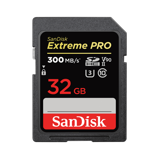 Carte Mémoire SDHC SanDisk Extreme Pro, 32Gb, Classe 10 / UHS-1 U3 SDSDXXO-032G-GN4IN