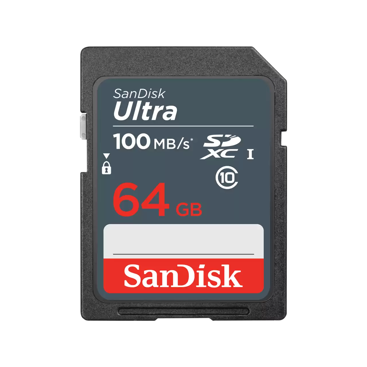 Carte mémoire SDXC SanDisk Ultra, 64Gb, Classe 10 SDSDUNR-064G-GN3IN