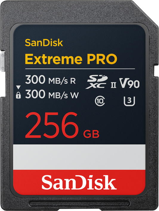 SDXC Speicherkarte SanDisk Extreme Pro, 256GB, Klasse 10 / UHS-2 U3 SDSDXDM-256G-GN4IN