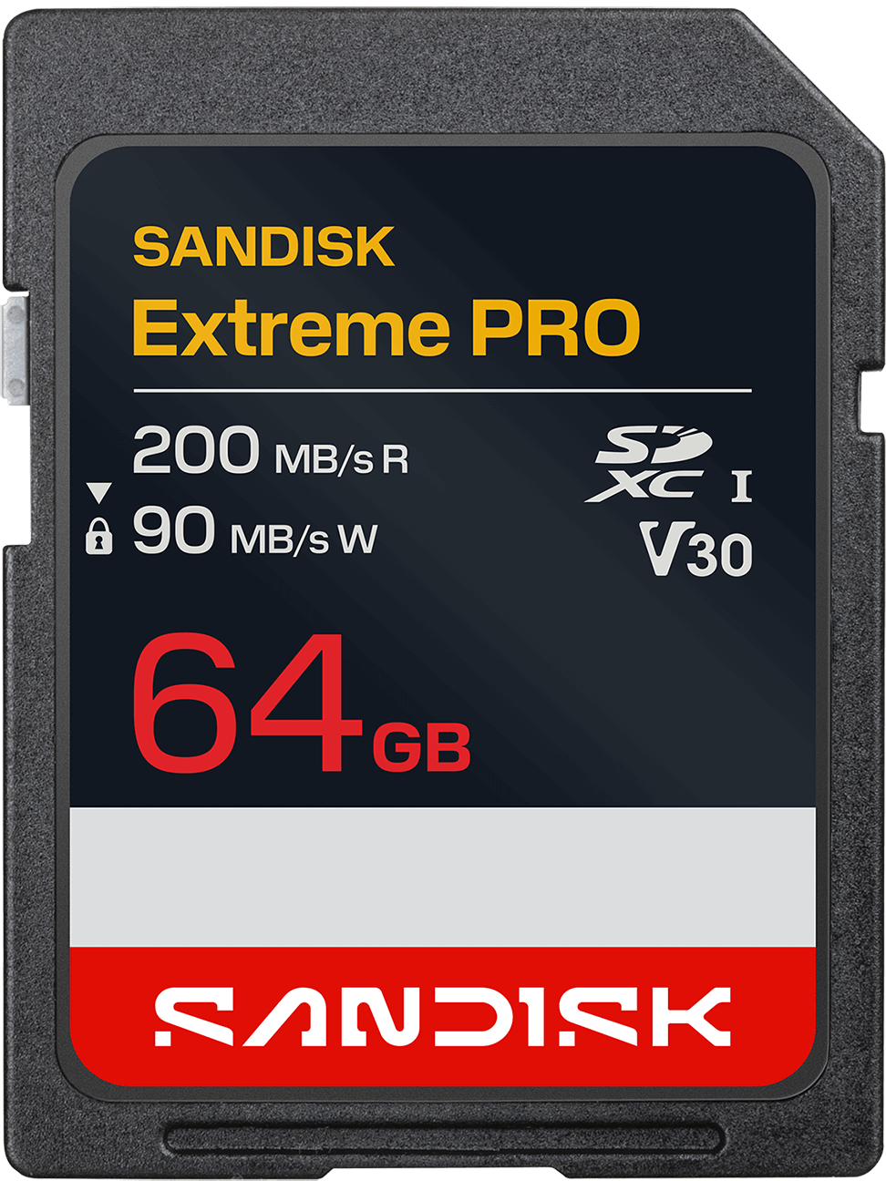 Carte mémoire SDXC SanDisk Extreme Pro, 64 Go, classe 10 / UHS-I U3 SDSDXXU-064G-GUCIN
