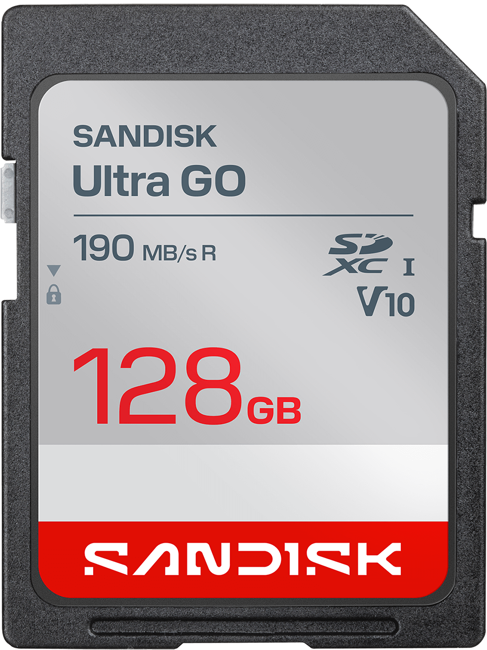 SanDisk Ultra GO SDXC-Speicherkarte, 128 GB, Klasse 10 / UHS-I U1 SDSDUGN-128G-GN6IN