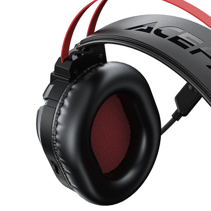 Casque Gaming 3,5 mm Acefast H16, RGB, 2m, Noir