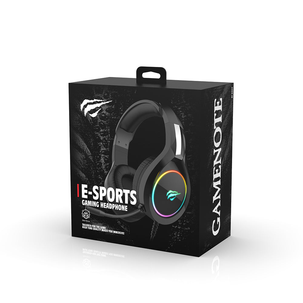 Casque Gaming 3.5mm HAVIT H2002D, 2m, Rose