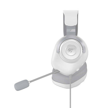 Casques Gaming 3.5mm HAVIT H2230d, 1.8m, Blancs