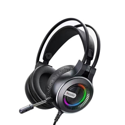 Casques Gaming 3.5mm Yesido EK02, RGB, 2.2m, Noirs