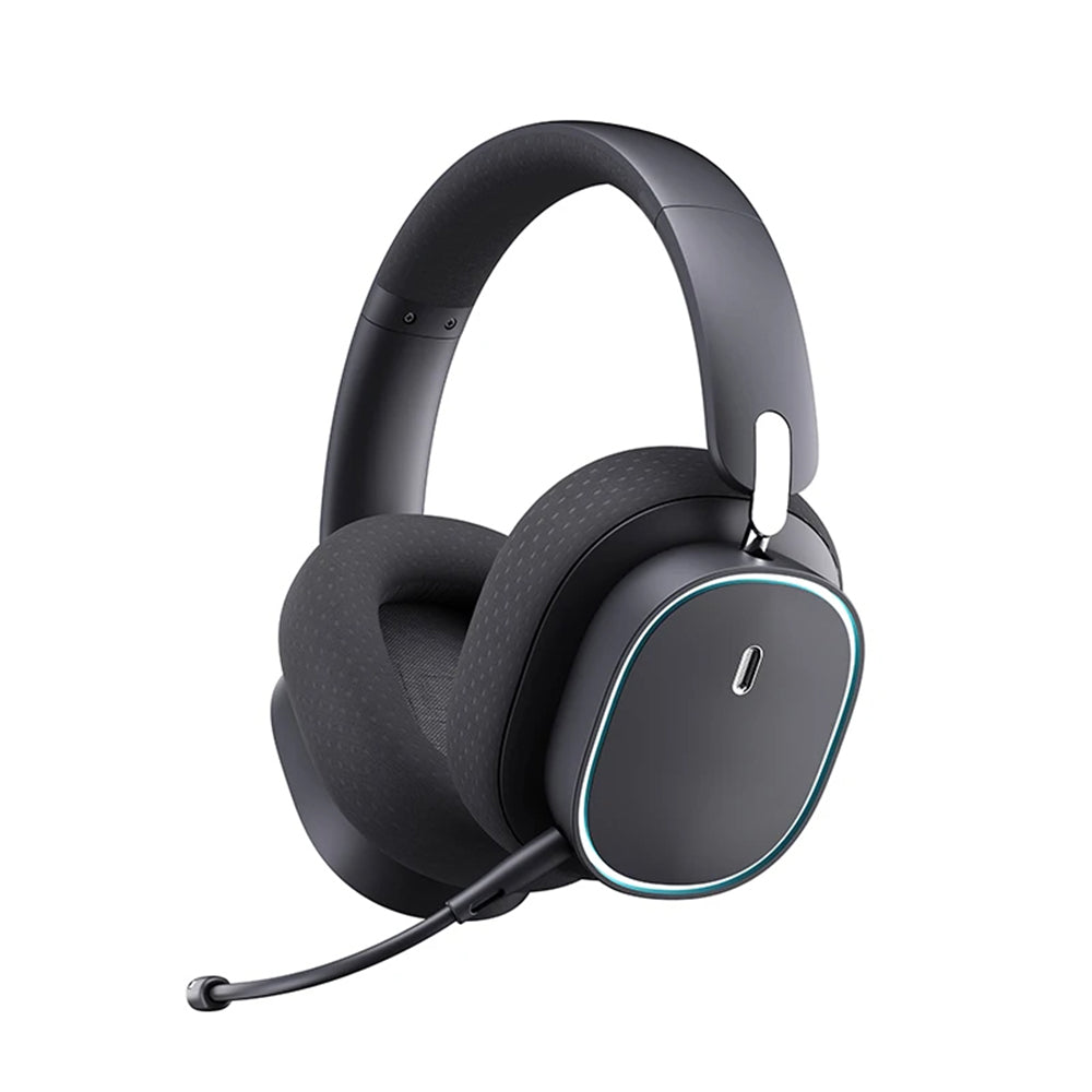 Baseus AeQur GH02 Wireless Gaming Headphones, RGB, BT / Wi-Fi / Wired, Black A00050800113-Z1
