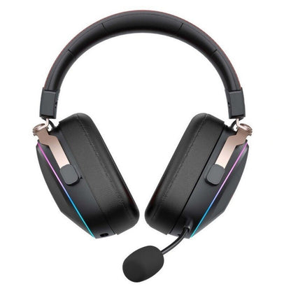 Casque Gaming Sans Fil HAVIT H2039BG, RGB, BT / Wi-Fi / Filaire, Noir Ocre