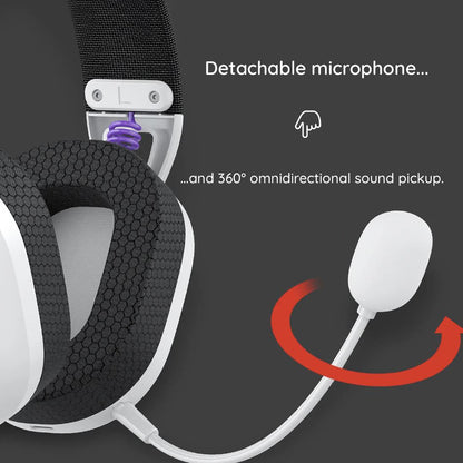 Casque Gaming Sans Fil HAVIT Fuxi-H3, Gris