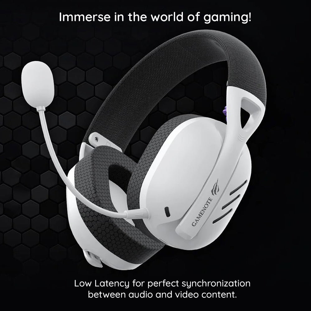 Casque Gaming Sans Fil HAVIT Fuxi-H3, Gris