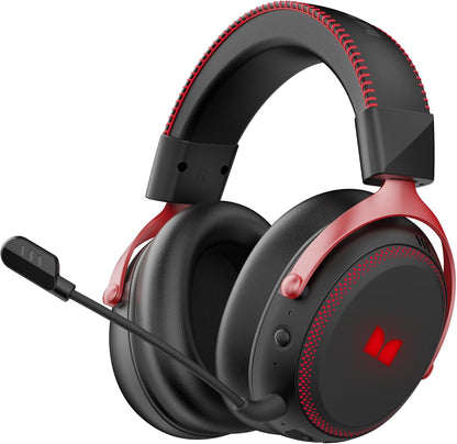 Wireless Gaming-Kopfhörer Monster Mission 350, BT / Wi-Fi / Kabelgebunden, Schwarz