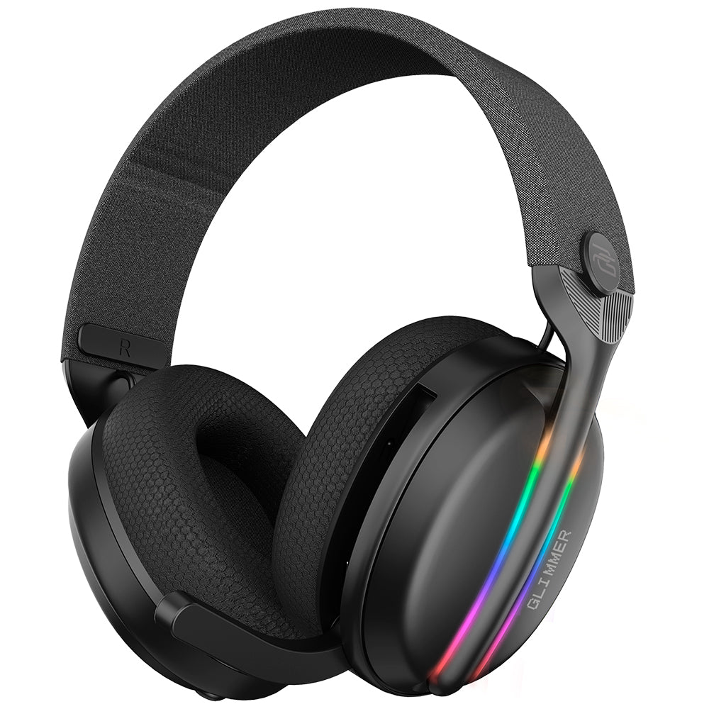 Gaming-Kopfhörer Wireless Proove Glimmer, RGB, BT / Wi-Fi / Kabelgebunden, Schwarz Lila WHGL00022016