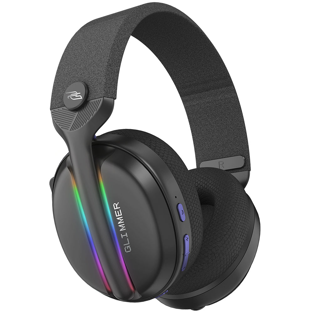 Casques Gaming Sans Fil Proove Glimmer, RGB, BT / Wi-Fi / Filaire, Noir Mauve WHGL00022016