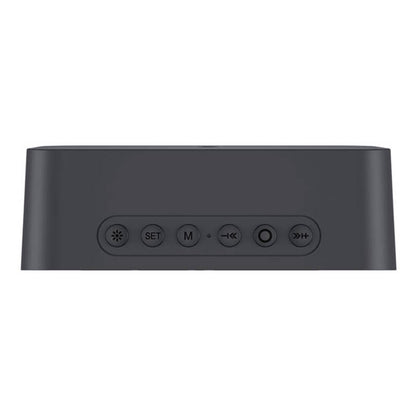 Digitaluhr HAVIT M3 mit Bluetooth-Lautsprecher, Schwarz