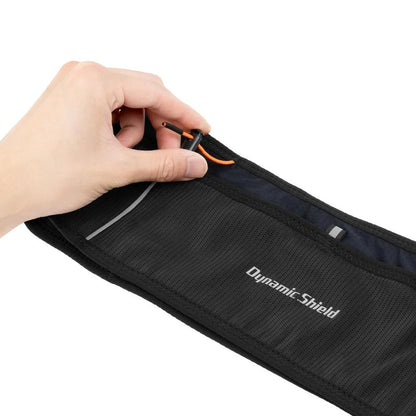 Ceinture de course Spigen Dynamic Shield A712, taille M, noire AMP11676