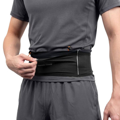 Ceinture de course Spigen Dynamic Shield A712, taille M, noire AMP11676