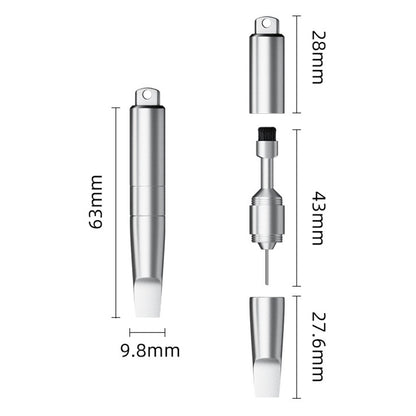 Clé SIM OEM CS-02, 3en1, Type Porte-clés, Gris