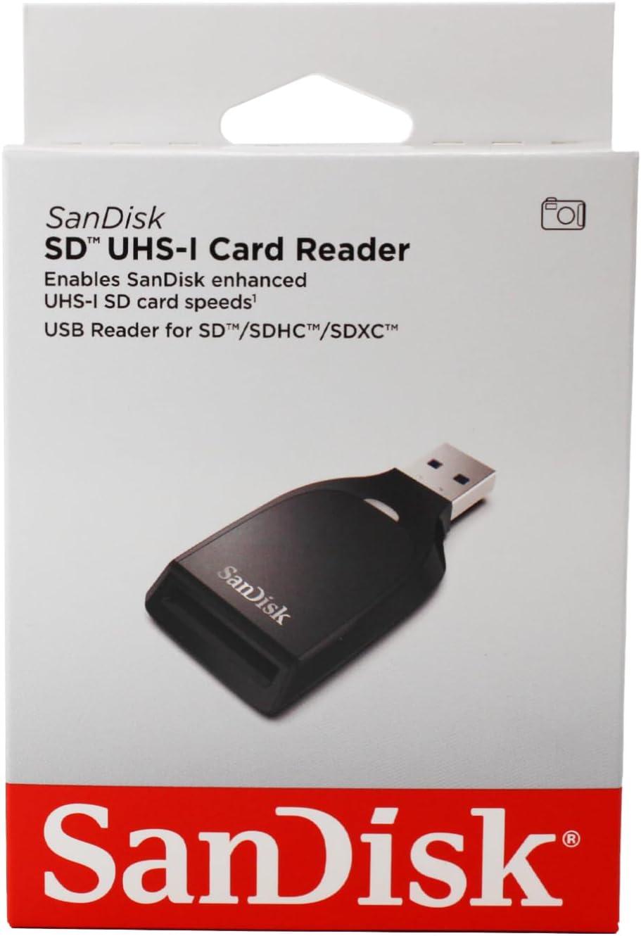 Lecteur de carte USB 3.0 SanDisk, SD, Noir SDDR-C531-GNANN