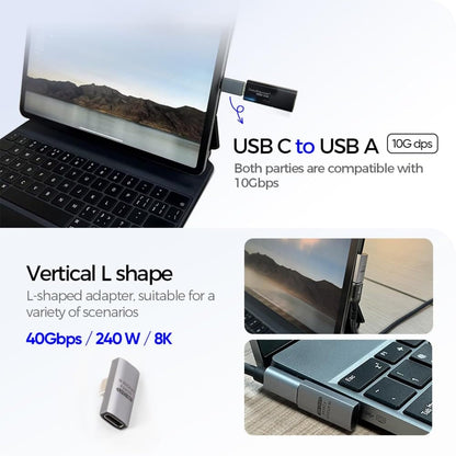 USB / USB-C Kartenleser OEM OmniLink Pro-003 Travel, 10in1, Grau